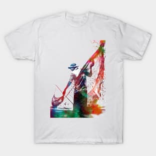 Fishing sport art #fishing T-Shirt